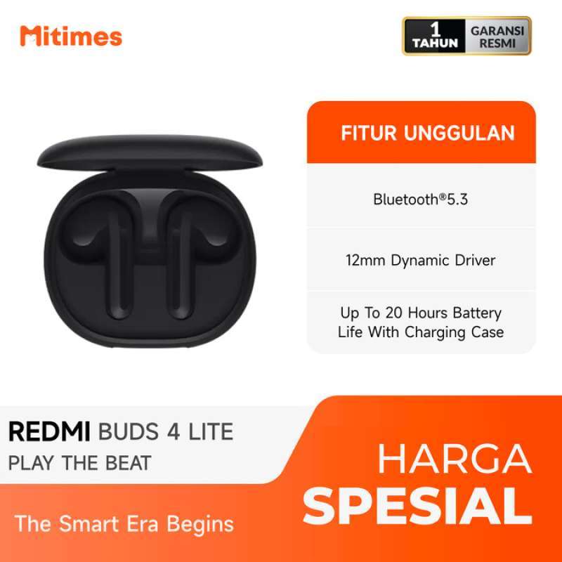 Promo Xiaomi Redmi Buds 4 Lite True Wireless Bluetooth Earphones TWS ...