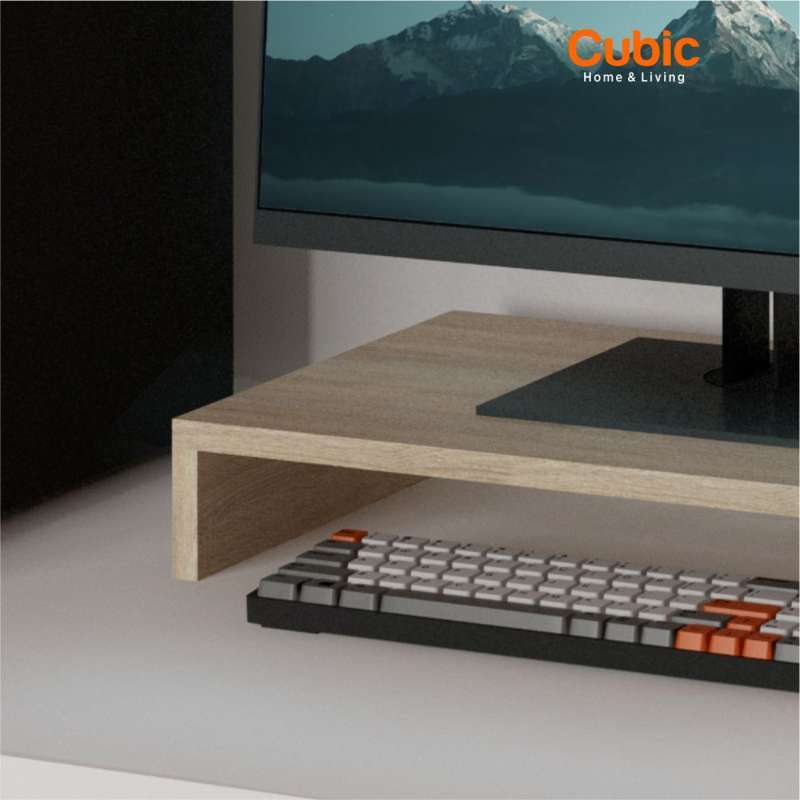 Promo Cubic Alas Monitor Minimalis / Tatakan Laptop / GENIO AM 50 - FBB ...