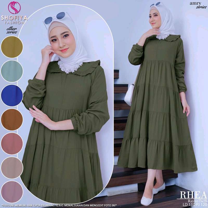 SHOFIYA HIJAB RHEA MIDI DRESS SH