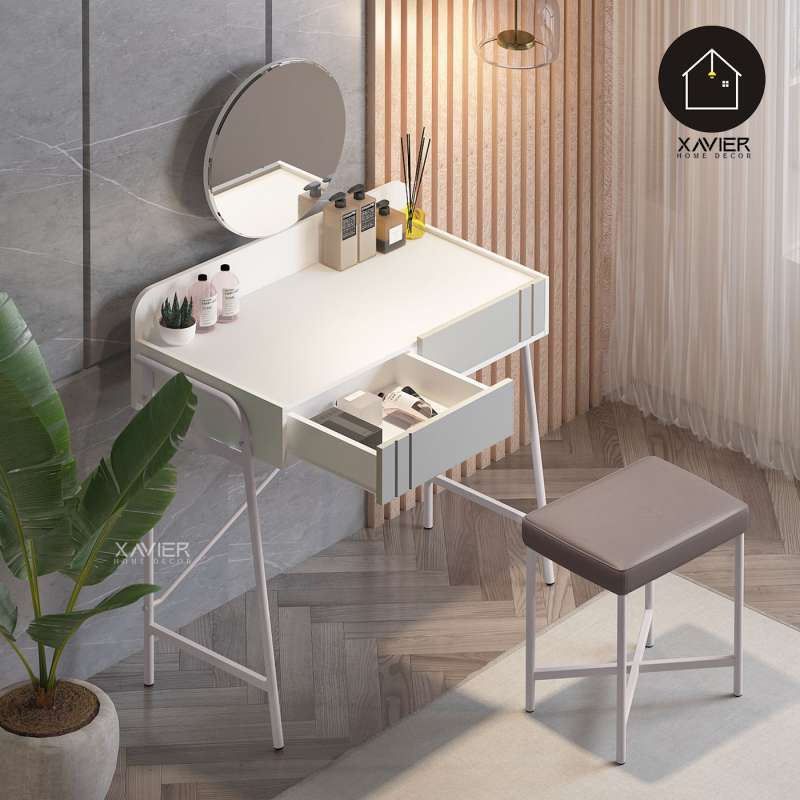 Jual Xavier Home Decor Meja Rias Set Kursi / Meja Rias Aesthetic