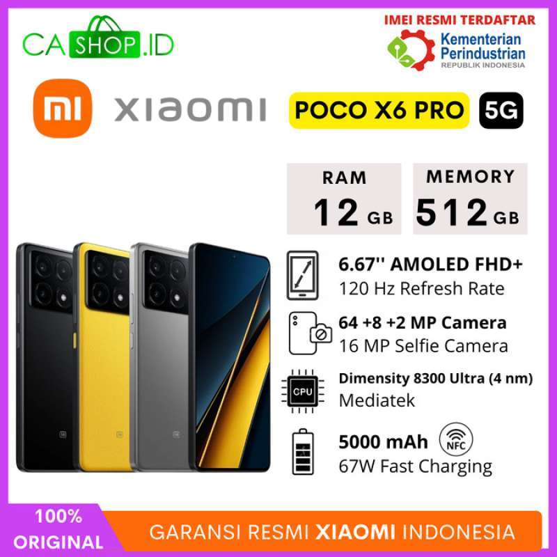 Xiaomi Pocophone Poco X6 Pro 5g Dual Sim 512 Gb Gray 12 Gb Ram