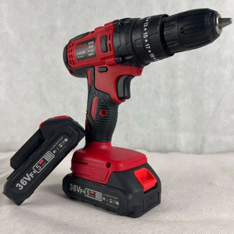Promo Bor Baterai bosch 36v 10mm, Mesin Bor Cordless Impact Drill ...