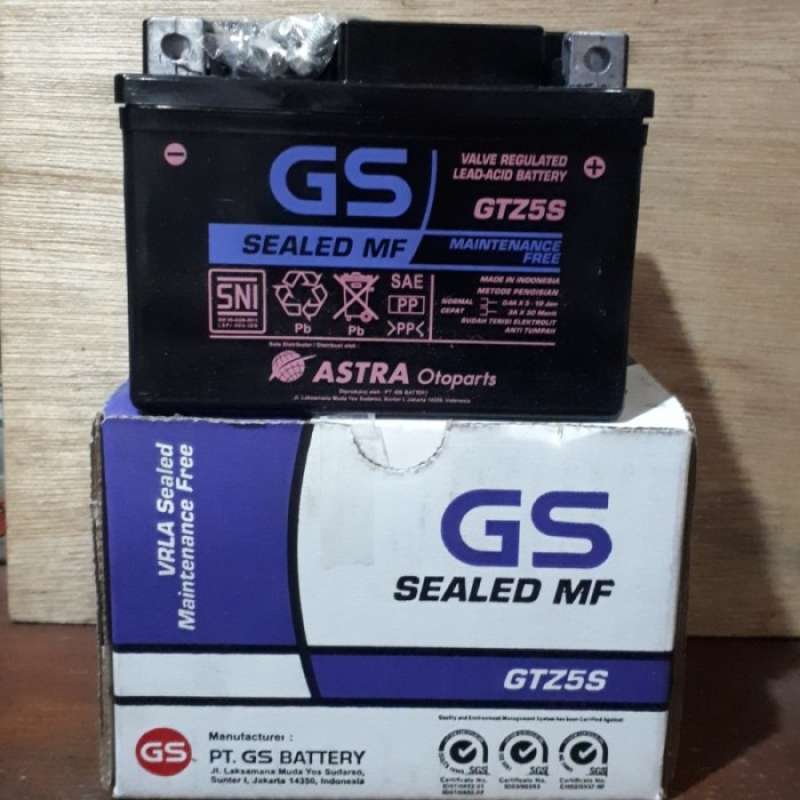 Promo Aki Motor GTZ5S GS Diskon 2% di Seller SNJ Sentra Group