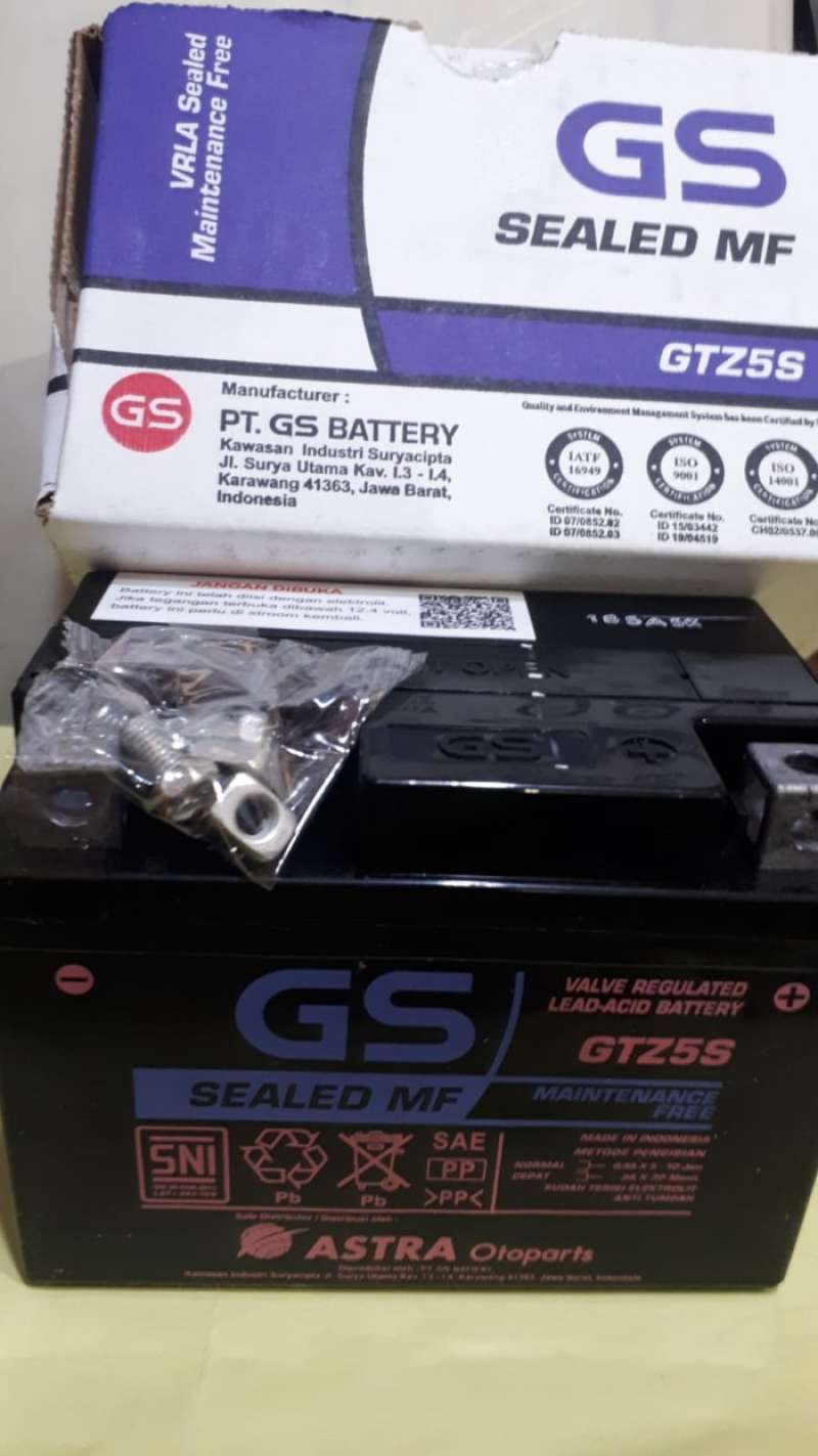 Promo Aki Motor GTZ5S GS Diskon 2% di Seller SNJ Sentra Group