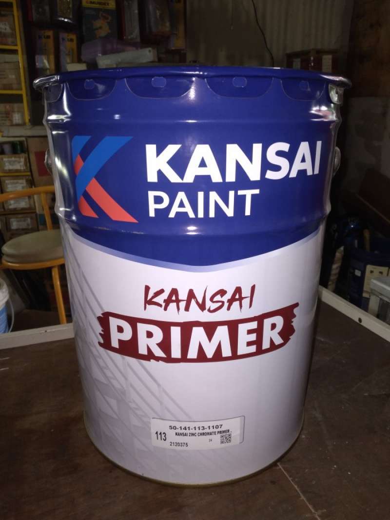 Promo Cat Meni Kansai Zinc Chromate Primer Grey 155 25 Kg Diskon 23 di
