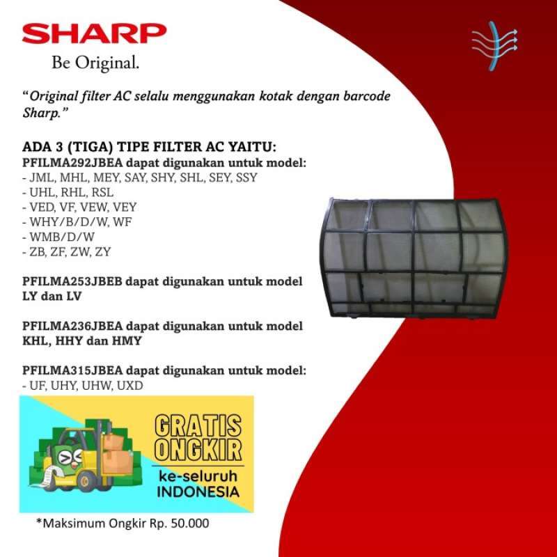 Filter ac sharp top