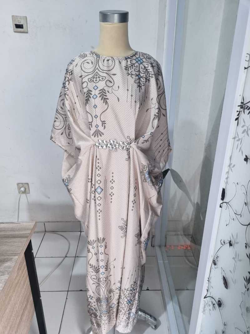 Jual EF796 KAFTAN BATIK JUMBO WANITA KAFTAN LEBARAN KAFTAN BATIK