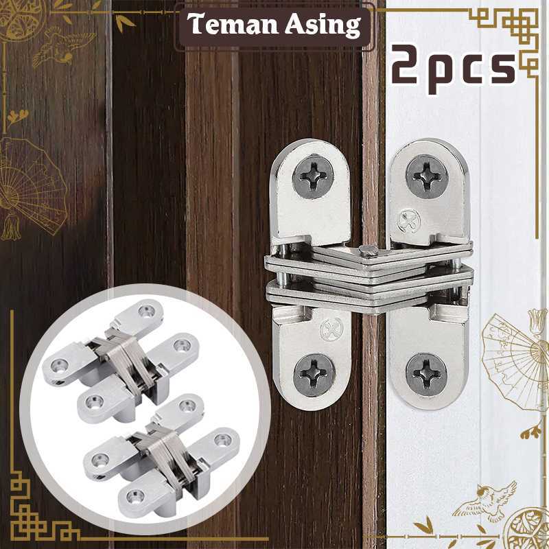 Promo 2Pcs Engsel Deer Serbaguna Engsel Lipat Tanam Stainless Invisible ...