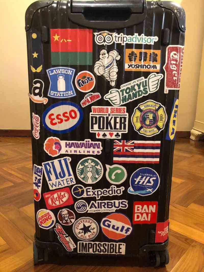 Sticker Bomb Koper Promo Terbaru Sticker Koper Rimowa / Travel Label Food Label / Sticker ...