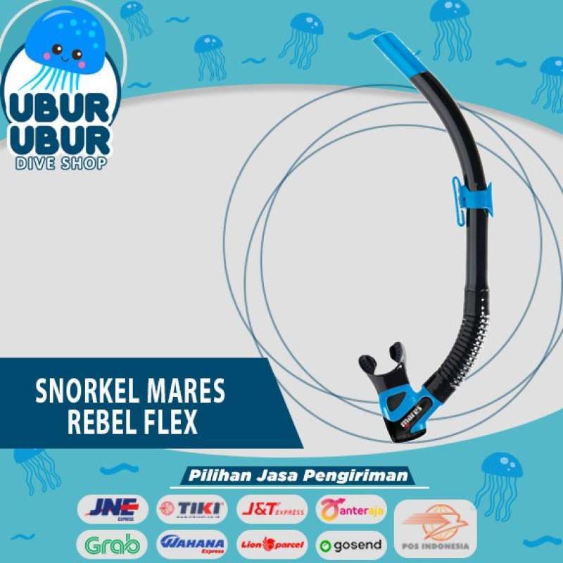 Promo SNORKEL MARES REBEL FLEX CLASSIC ALAT SNORKEL/ALAT SNORKELING