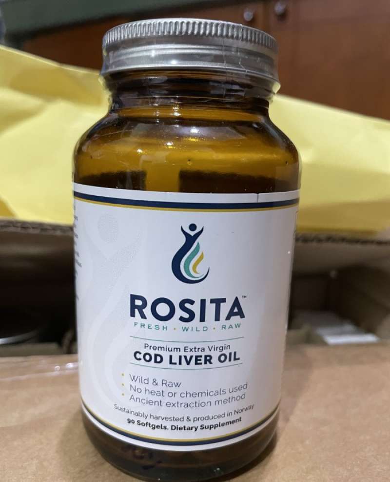 Promo ROSITA Premium Extra Virgin Cod Liver Oil 90 softgel Diskon 33