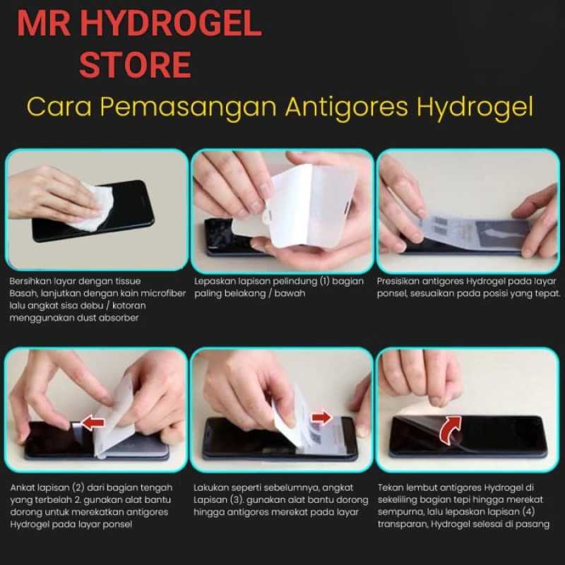 Promo Antigores Hydrogel Clear/bening Oppo A55 / A55 S / A55 5g Screen Protector Hp Mr Hydrogel