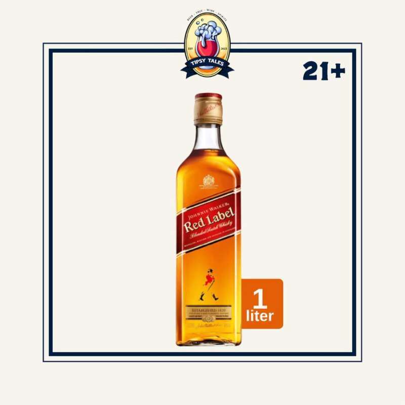 Jual Johnnie Walker Red Label 1 Liter di Seller Tipsy Tales Bandung Kebon Jeruk, Kota Bandung