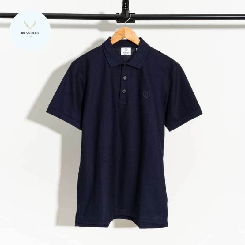 Burberry Cotton Burberry Polo Shirt Womens Blue Burberry Cotton