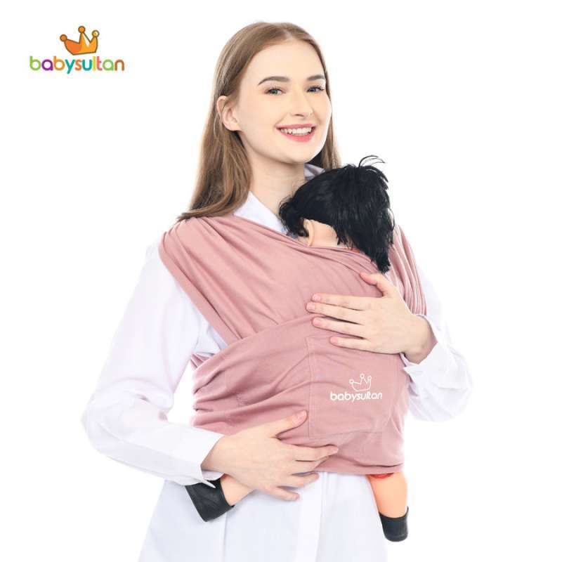 Gendongan baby wrap top