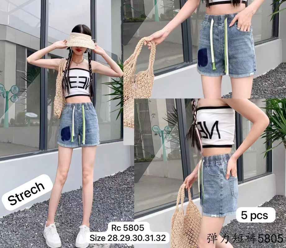 Celana Pendek Jeans Hot Pants Tali Fashion wanita Celana jeans pendek wanita ootd korean style hot pants jeans