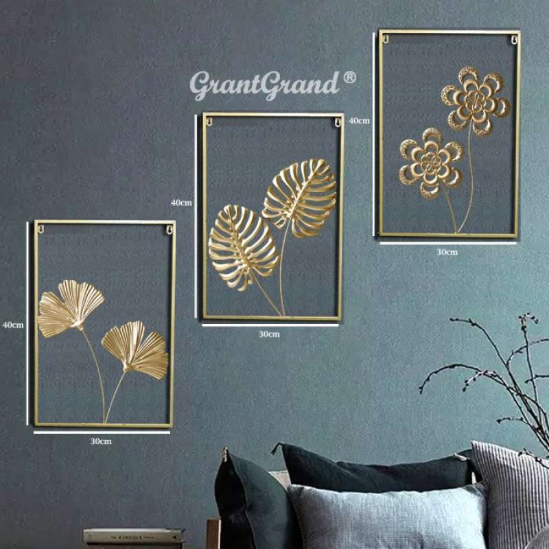 Promo LUXURY WALL DECOR DINDING HIASAN RUANG TAMU KAMAR BESI FRAME ...