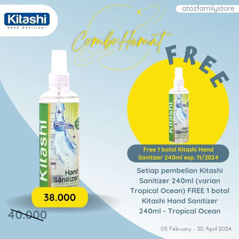 Kitashi Sanitizer Kitashi Gratis Ongkir 🔥 Harga Murah Februari 2026