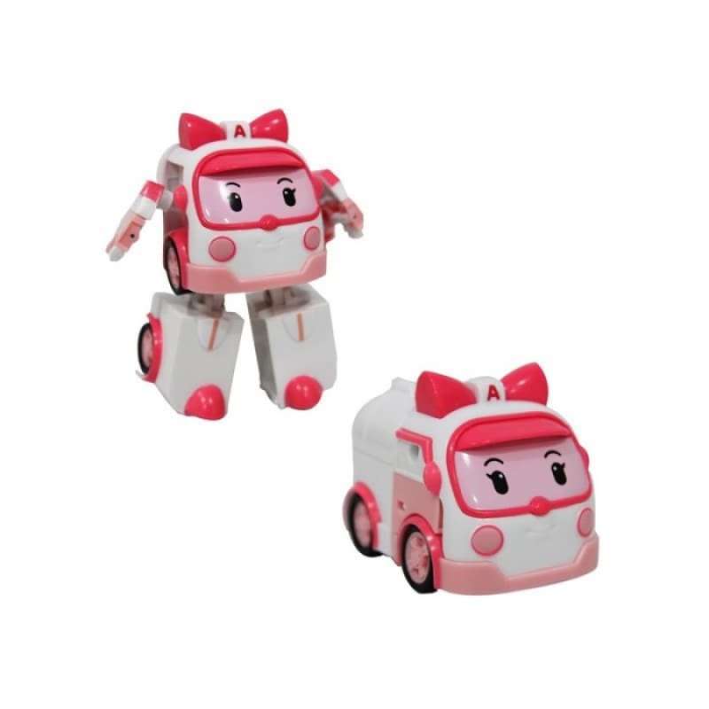 Jual Robocar Poli Mini Transforming Robot Amber 83047 Mainan Anak Di ...