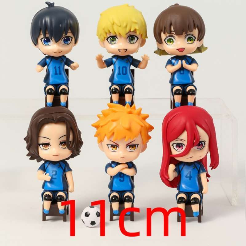 Figurine Blue Lock 11 Cm - Isagi Yoichi, Chigiri Hyoma, Bachira Meguru Ou Nagi Seishiro - PVC Collection Anime