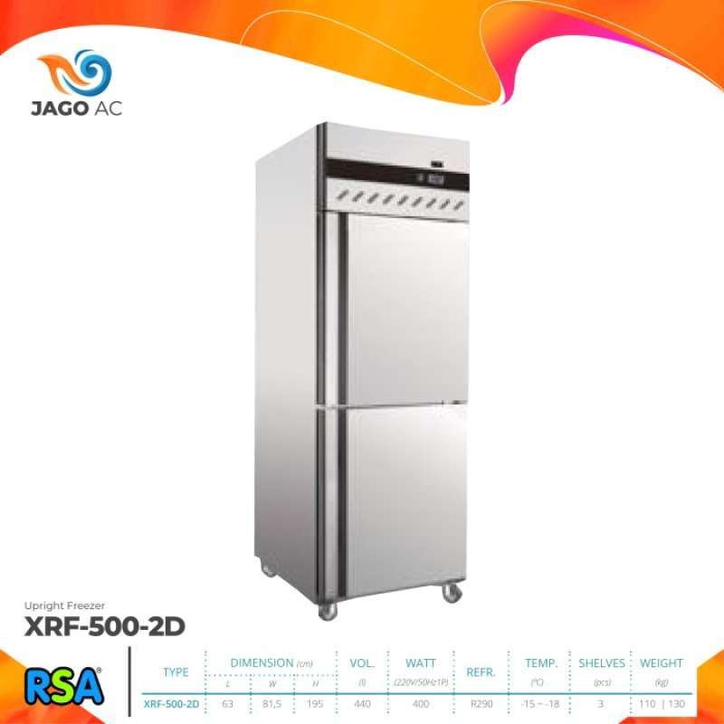 Jual Rsa Upright Freezer Xrf-500-2D / Xrf 500 2D / Xrf5002D Terbaik di ...