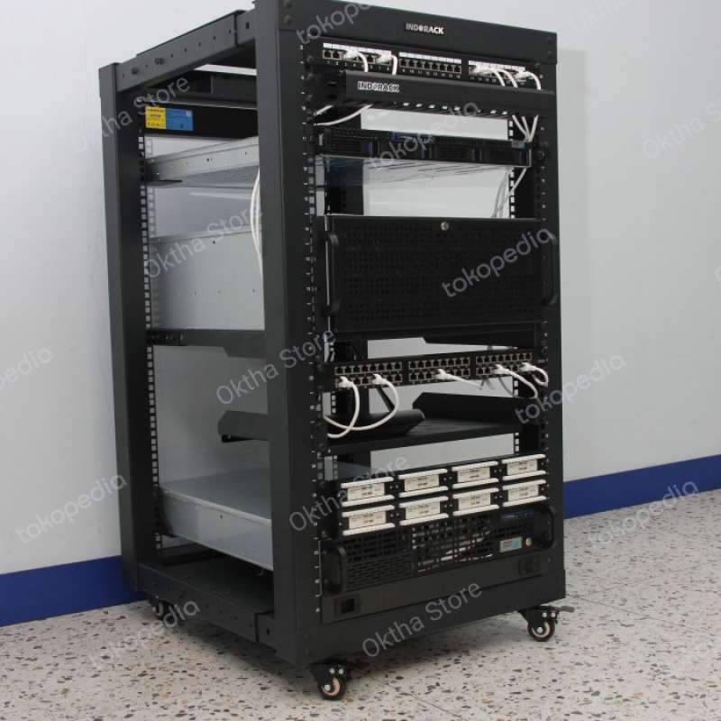 Iol Consignment Open Rack Promo INDORACK ORP20 | 20U Open Rack Post ADJUSTABLE 19 | RACK SERVER ...