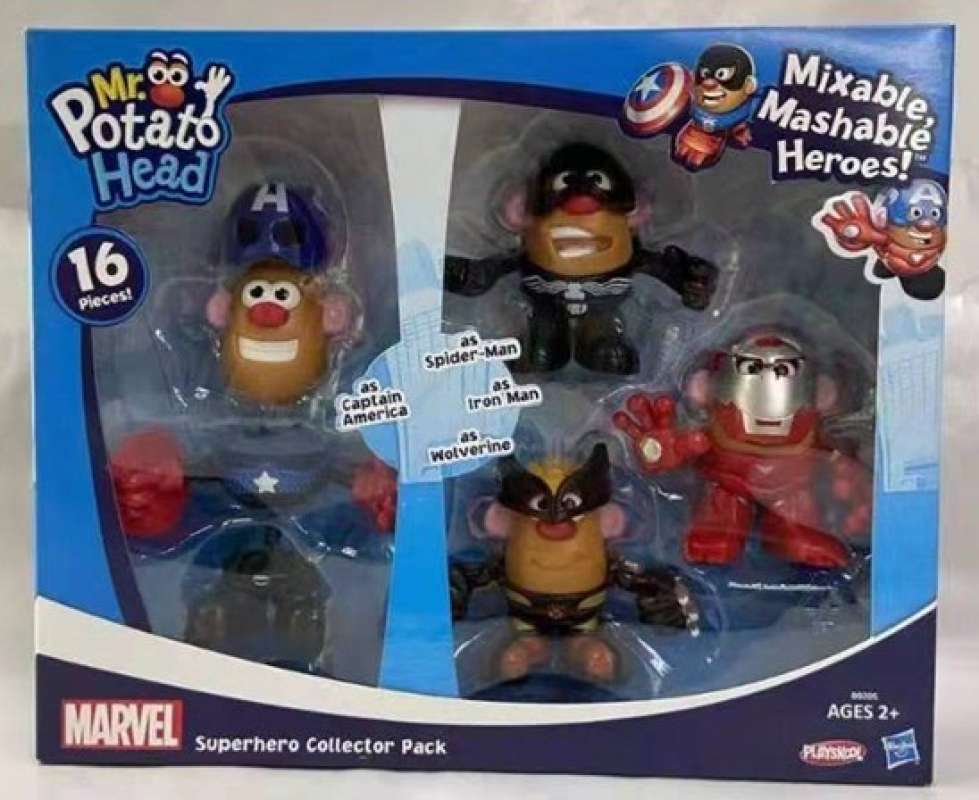Jual Hasbro Playskool Mixable Mashable Heroes Mr Potato Head - 4 Packs ...