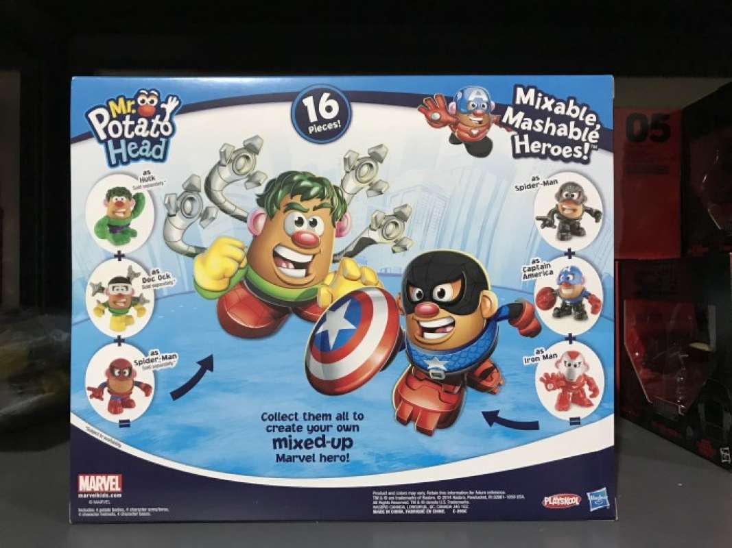 Jual Hasbro Playskool Mixable Mashable Heroes Mr Potato Head - 4 Packs ...