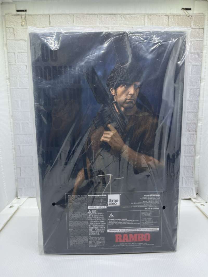 Three Zero Rambo Display Promo Threezero 3Z02880W0 1/6 First Blood John Rambo Diskon 23% di ...