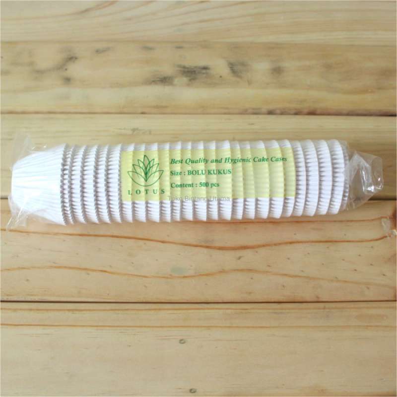 Promo Paper Cup Case / Kertas Bolu Kukus Besar Putih Polos isi 500pcs ...