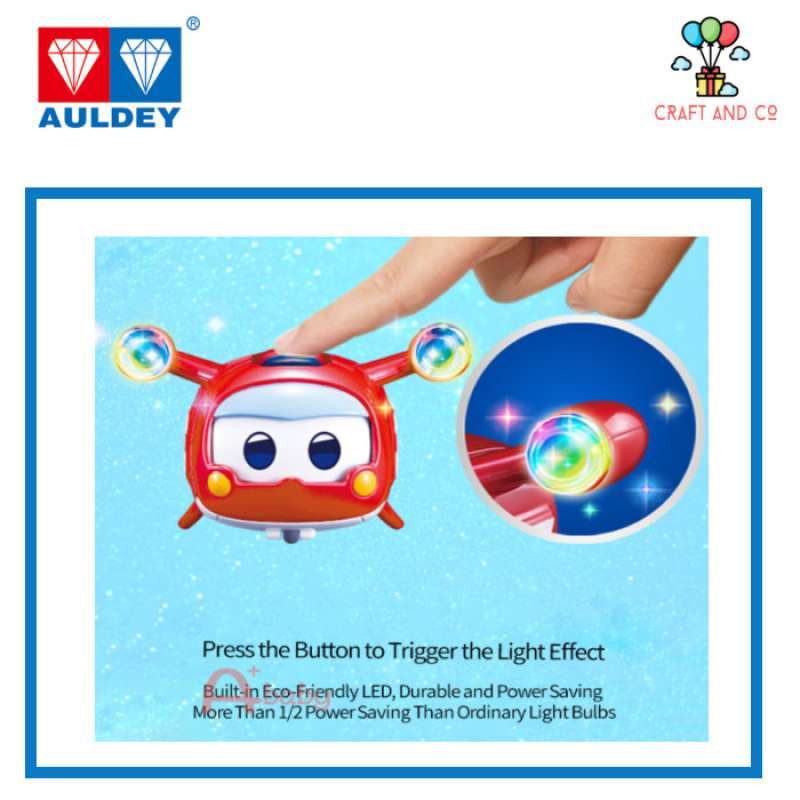 Promo Super Wings Auldey Toys Pet Light / Stack Tower / Switch Face