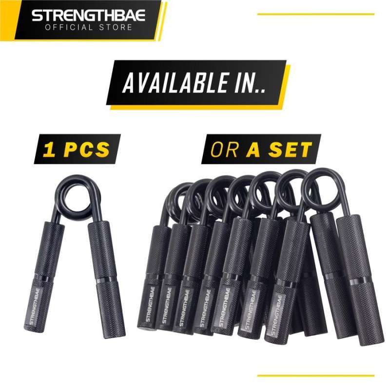 Jual Hand Grip Set Strengthbae 20kg - 150kg Heavy Duty Handgrip Forearm ...