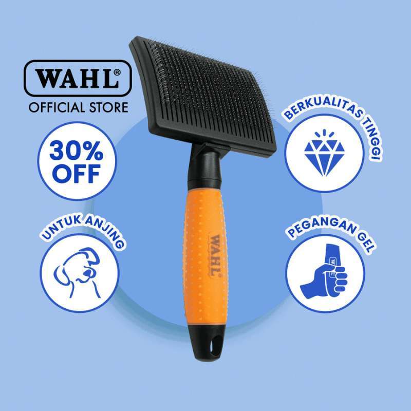 Jual Wahl Dog Self Cleaning Slicker Brush Sisir Anjing, Alat Grooming