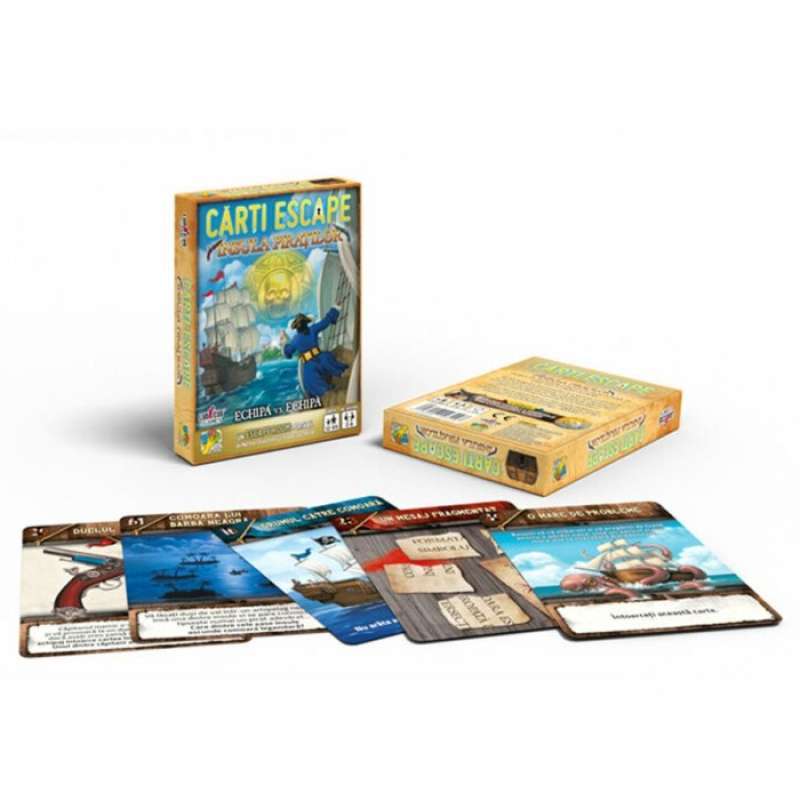 ABACUSSPIELE 38211 – Deckscape – Crew Vs. L'isola Dei Pirati – Gioco Di Carte Escape Room, Compatto, 2 Squadre - 5