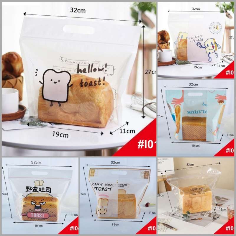 Envelop Roti Packing Promo Aigootan - Plastik Roti Tawar - Kemasan Packing Ziplock Sobek ...