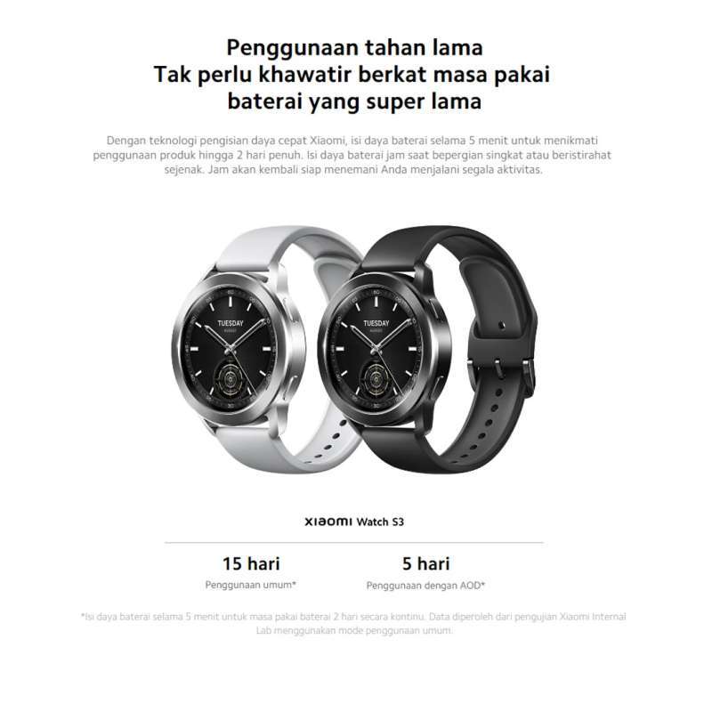 Jual Mi Watch S3 Smartwatch Amoled Sport GPS 5atm Bluetooth
