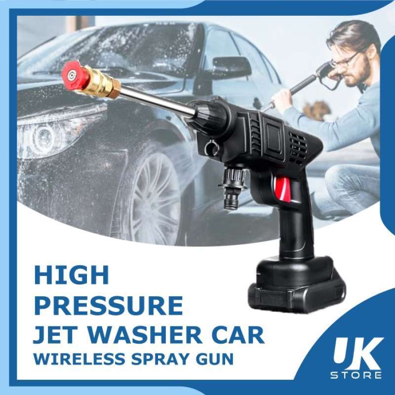 198VF Boutique High Pressure Water Gun Portable Electric Car Washer Wireless Garden Sprinkler with Toolbox
