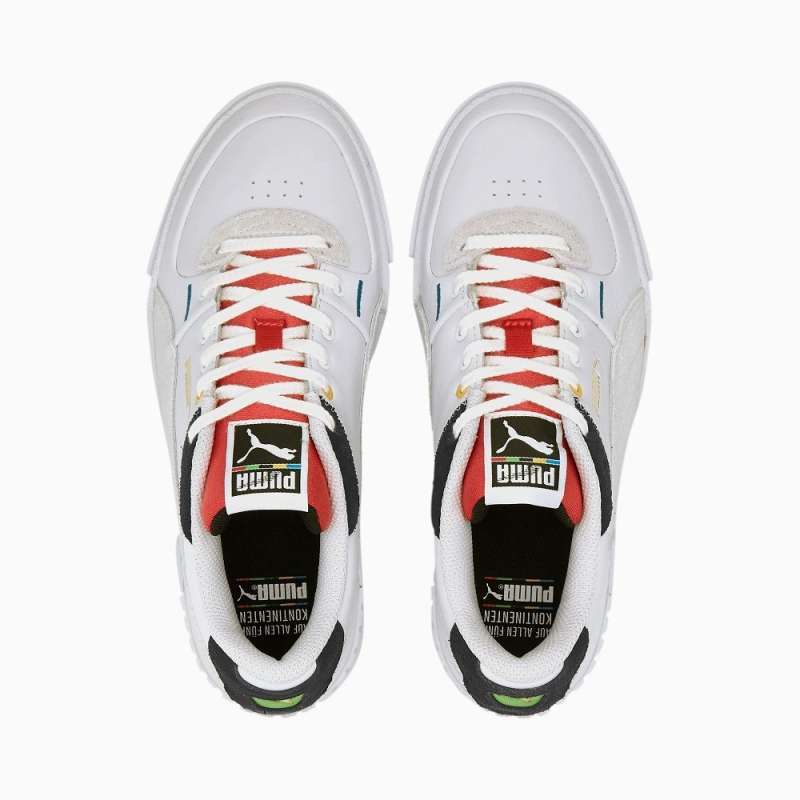 Promo Sepatu Puma Cali Wh Womens Training Shoes White-puma Black