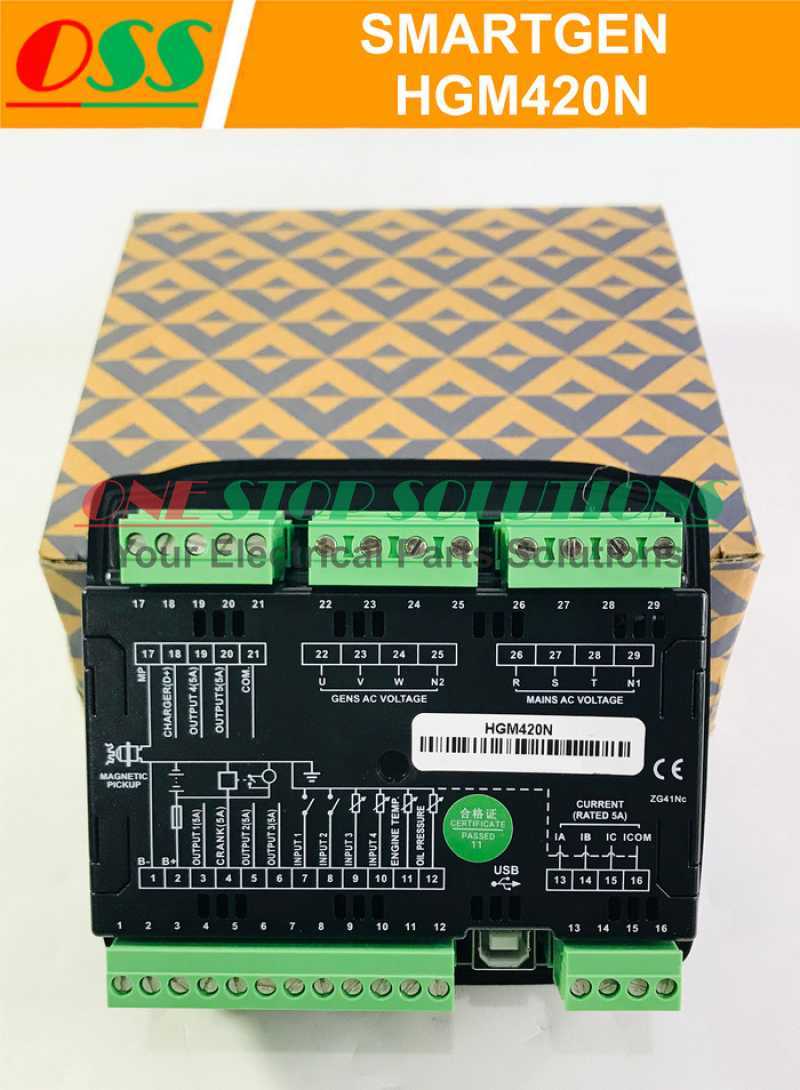 Promo Smartgen Hgm420n / Hgm 420n Module Ats Amf Module Genset Panel ...