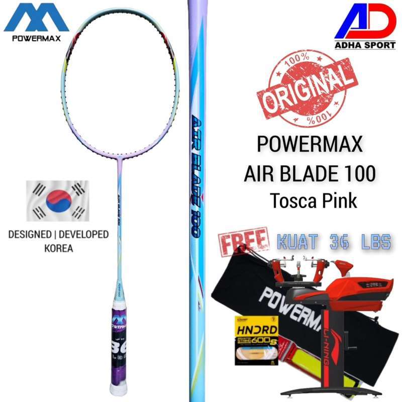 Promo Raket Badminton Powermax Air Blade 100 Original Raket Bulutangkis ...