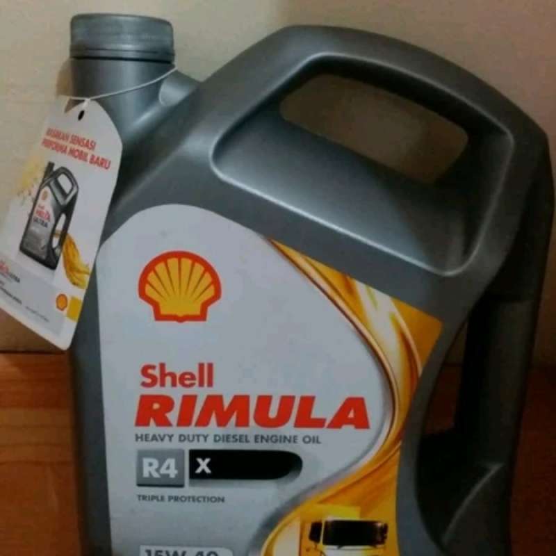 Promo Shell Rimula R4x 15w-40 Kemasan Galon Isi 5 Liter Diskon 19% Di ...