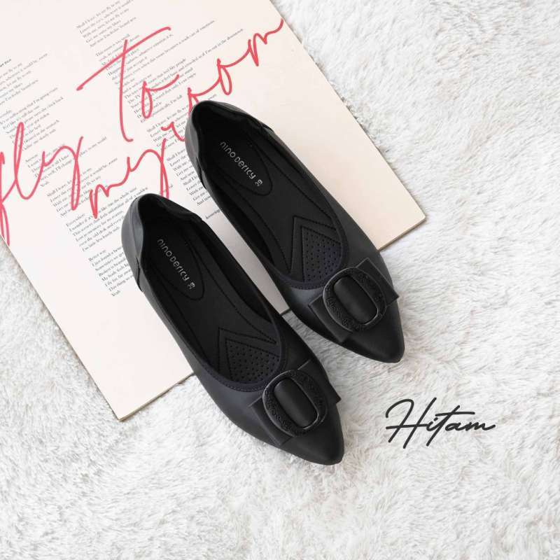 Promo Nino Dericy Flat Shoes Sepatu Flat Wanita Ncg 101 Diskon
