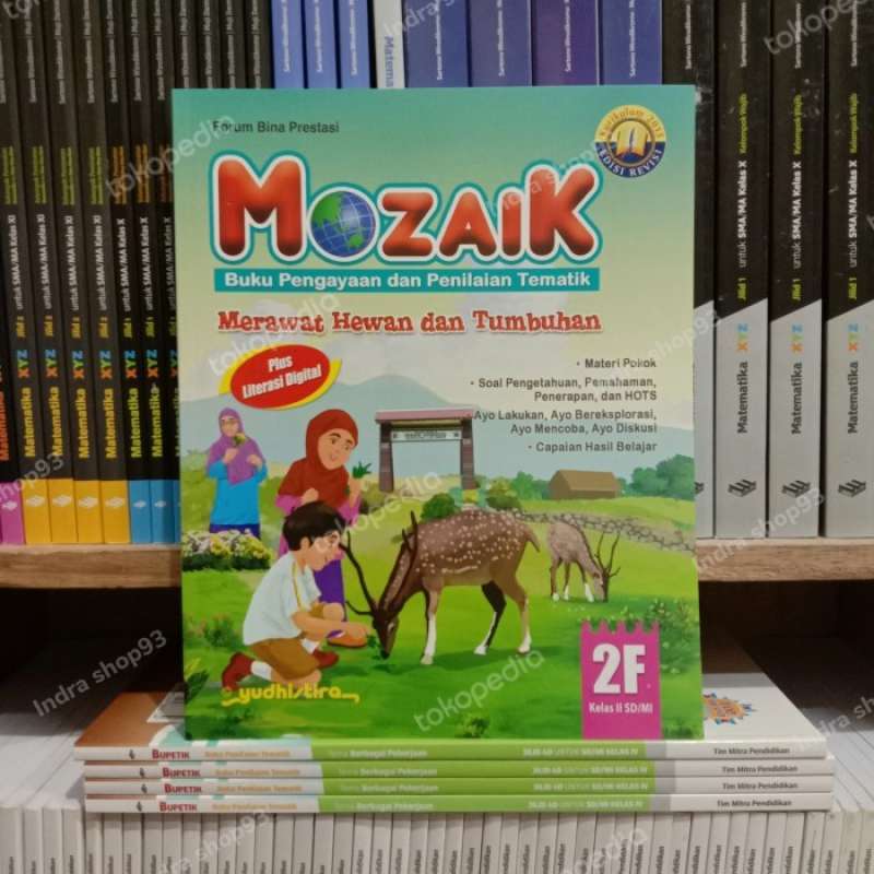 Promo Paket Buku Mozaik 2e 2f 2g 2h Kelas 2 Sd K13 Revisi Yudhistira ...