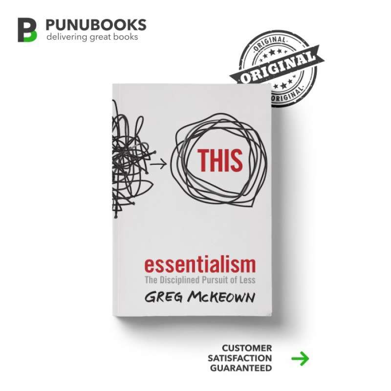 Promo Essentialism: The Disciplined Pursuit Of Less By Greg Mckeown ...