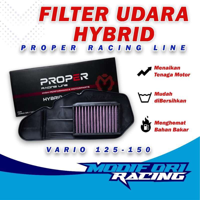 Jual Vario 125-150 Filter Udara Honda Vario 125 - 150 Proper Racing