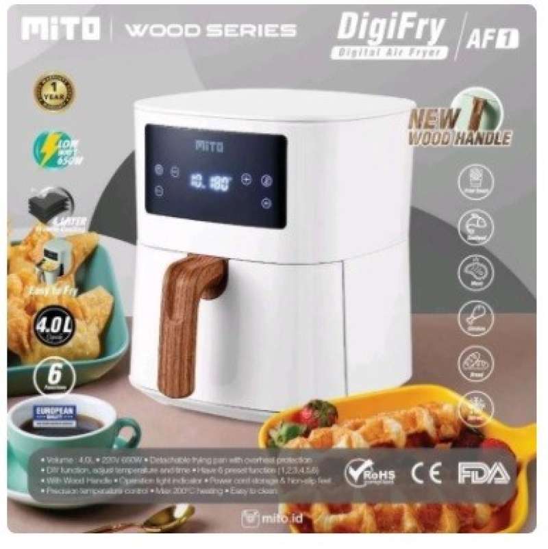 Jual Mito Digital Airfryer 4 L - Af 1 Air Fryer Garansi Resmi Af1