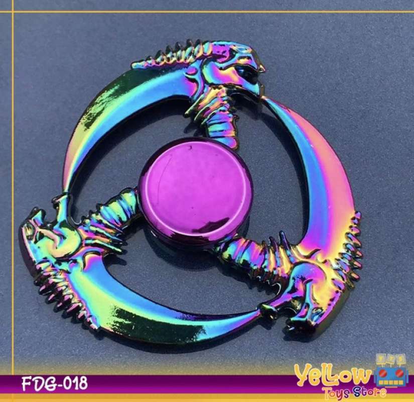 Jual Fidget Spinner Besi Metallic Rainbow Skull Head Scythe fdg 018 Di Seller Gani12 Rawa Buaya Kota Jakarta Barat Blibli