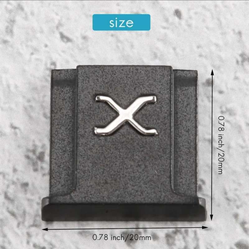 Hot Shoe Cover Fuji X Fujifilm Copertura Slitta Flash X Bianca - Foto 12