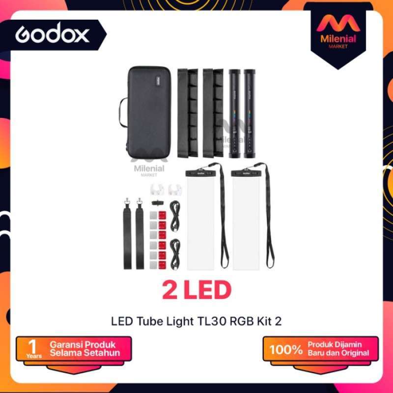 Jual Godox Tl30 K2 Rgb Led Tube Light - Godox Tl30 Kit 2 Di Seller Owl ...