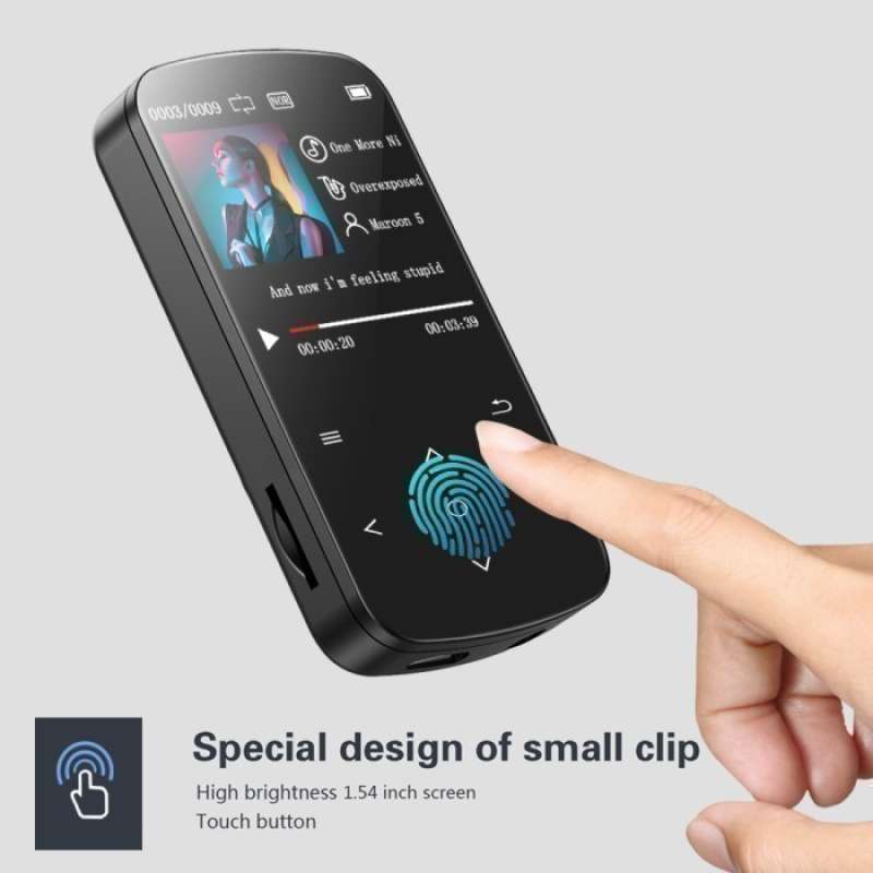 Jual Benjie M9 Hifi Bluetooth Audio Digital Mp3 Player Clip Design Di